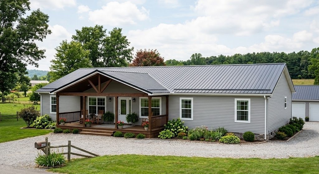 Double Wide With Metal Roof